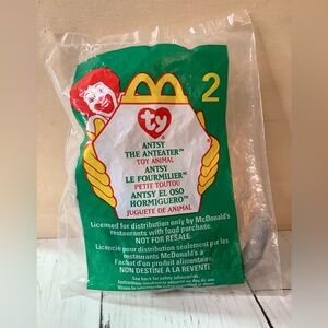 1999 McDonald's Ty Teenie Beanie Baby - Antsy the Anteater